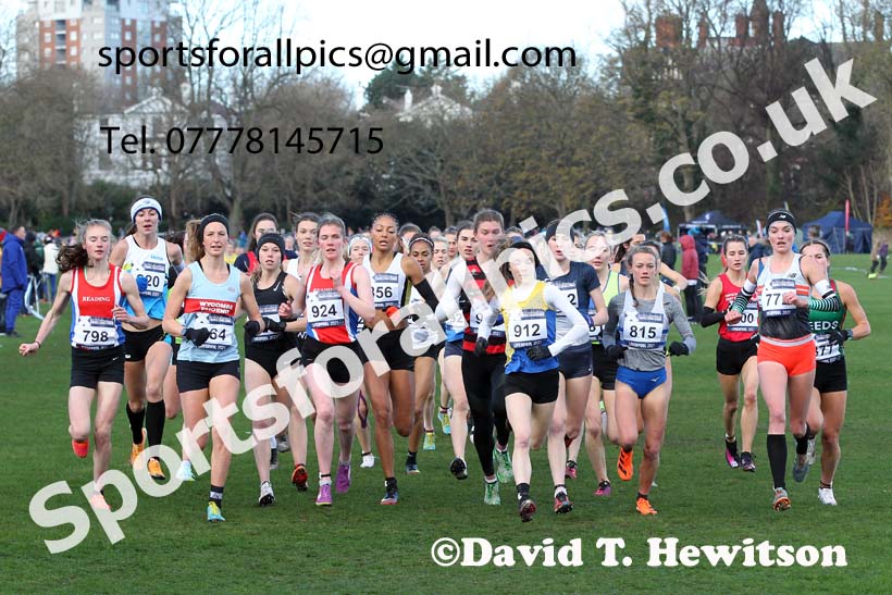 Senior Women and Under-23s, European Cross Country Championships Trials, Sefton Park, Liverpool. Photo: David T. Hewitson/Sports for All Pics